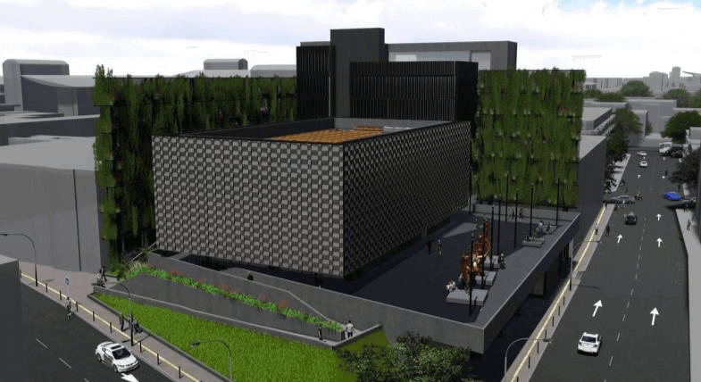 Centro Cultural el Caribe - Render arquitectónico del proyecto